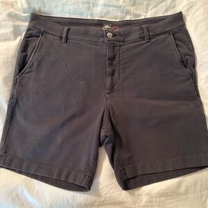 Men’s Faherty Stretch Terry 34” Gray Shorts
